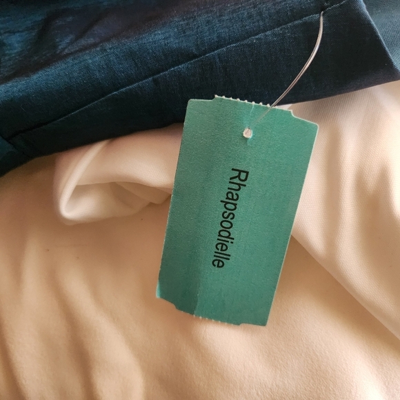 Rhapsodielle Teal Zip Up Mini Dress Brand New With Tag. - Picture 3 of 3